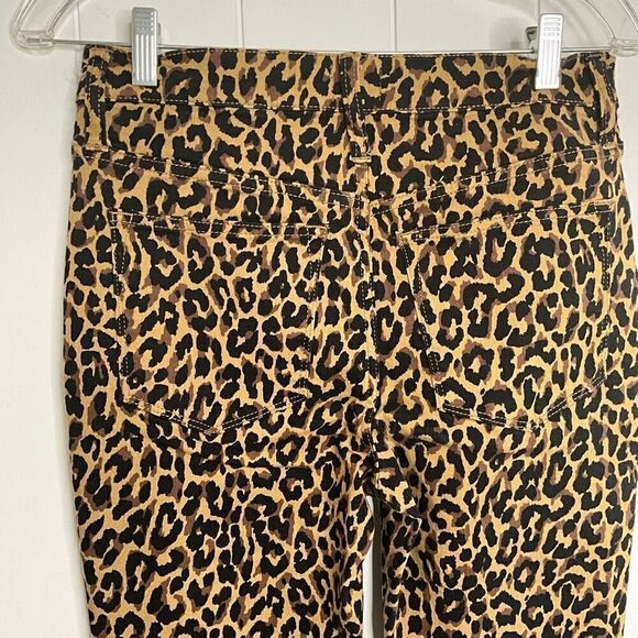 Reimagined by J Crew Womens Size 27 High Rise Skinny Jeans Animal Print Stretch - Picture 5 of 9